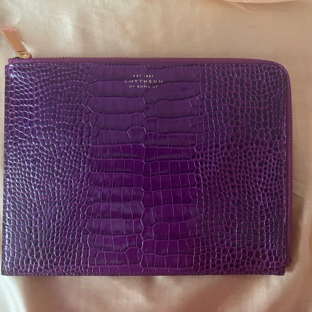 Crocodile Clutch from Smythson of Bond Street